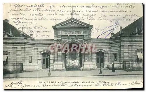 Cartes postales Paris Conservatoire des Arts Metiers