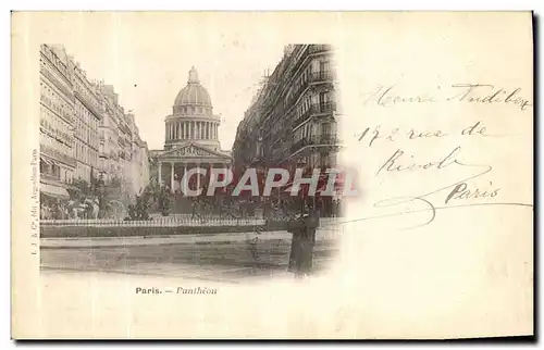 Cartes postales Paris Pantheon