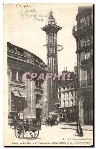 Ansichtskarte AK Paris La Bourse de Commerce Observatoire de la Tour de Medicis