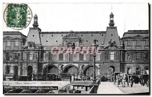 Cartes postales Paris Le Louvre Guichet des Saints Peres