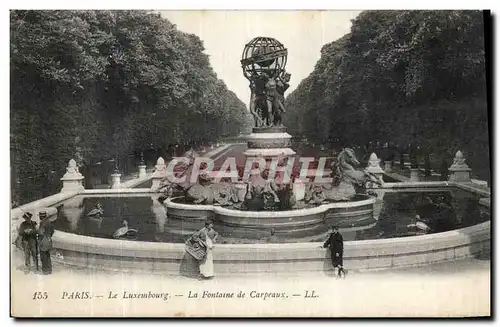 Ansichtskarte AK Paris Le Luxembourg La Fontaine de Carpeaux