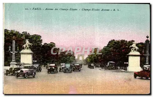 Cartes postales Paris Avenue des Champs Elysees