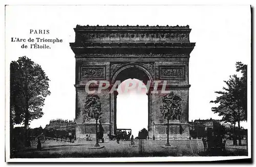 Cartes postales Paris L Arc De Triomphe De L Etoile