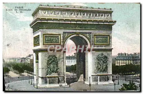 Cartes postales Paris L Arc de Triomphe