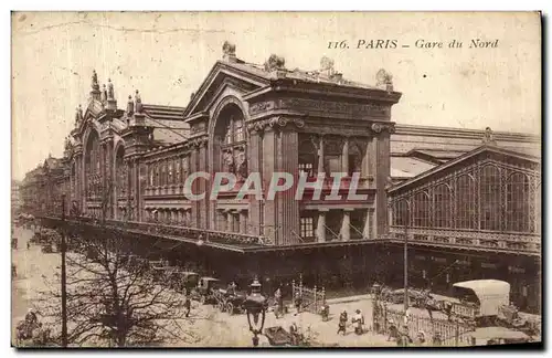 Cartes postales Paris Gare du Nord