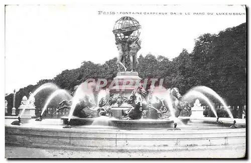 Ansichtskarte AK Paris Fontaine Carpeaux Dans Le Parc Du Luxembourg