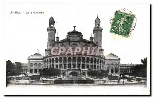 Cartes postales Paris Le Trocadero