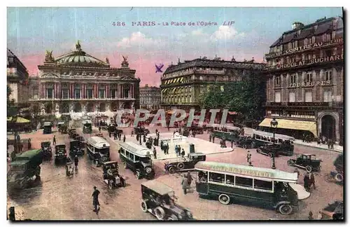 Cartes postales Paris Le Place de L Opera