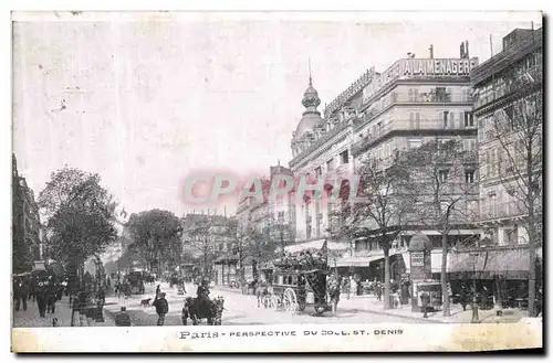 Cartes postales Paris Perspective Du Bd Denis