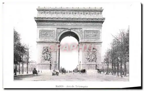 Cartes postales Paris Arc de Triomphe