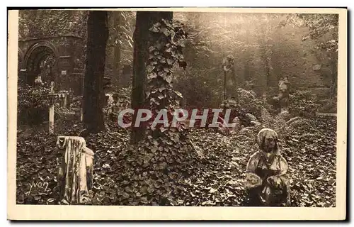 Cartes postales Paris Jardin du musee de Cluny