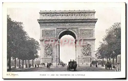 Cartes postales Paris Arc de Triomphe de L Etoile