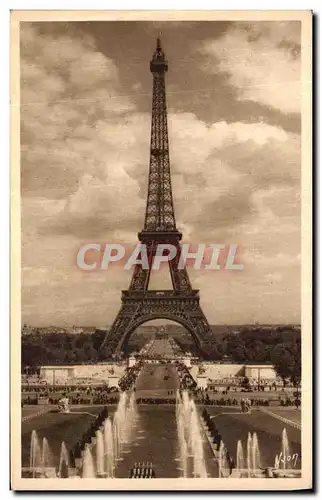 Ansichtskarte AK Paris en Flanant Tour Eiffel