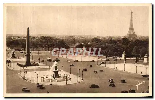 Ansichtskarte AK Paris en Flanant Place de la Concorde