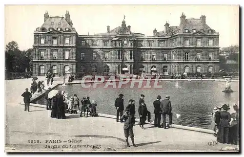 Ansichtskarte AK Paris Senat Jardin du Luxembourg