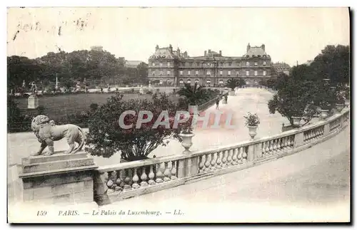 Ansichtskarte AK Paris Le Palais du Luxembourg Lion