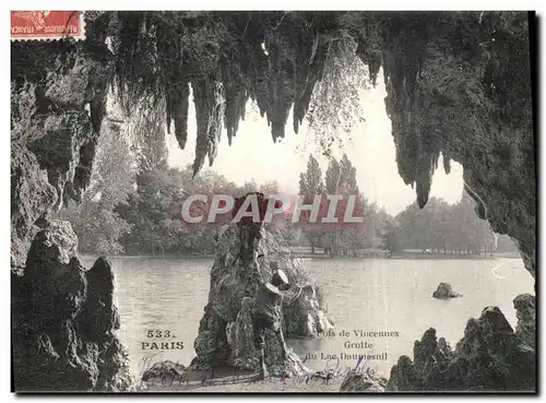 Ansichtskarte AK Paris Grotte Du Lac Daumesnil Bois de Vincennes