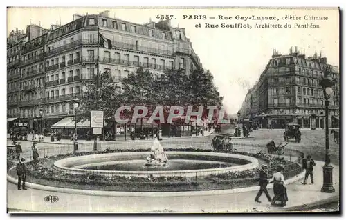 Ansichtskarte AK Paris Rue Gay Lussac et Rue Soufflot