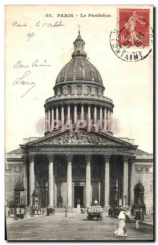 Cartes postales Paris Le Pantheon