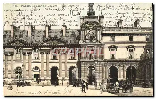 Cartes postales Paris Cour du Louvre les Guichets