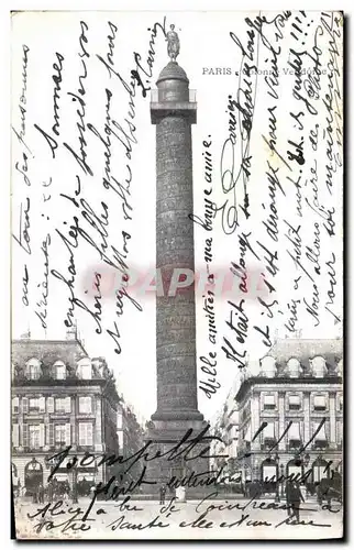 Cartes postales Paris Colonne Vendome