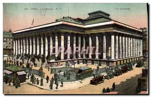 Cartes postales Paris La Bourse