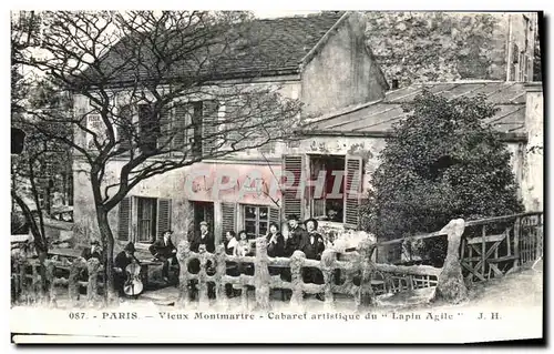 Ansichtskarte AK Paris Vieux Montmartre Cabaret Artistique du lapin agile