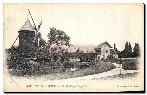 Ansichtskarte AK Paris Bois De Bouloge Le Moulin de Bagatelle