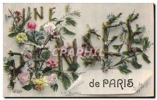 Cartes postales Paris Pensee Fleurs