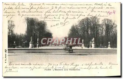 Ansichtskarte AK Paris Bassin des Tuileries