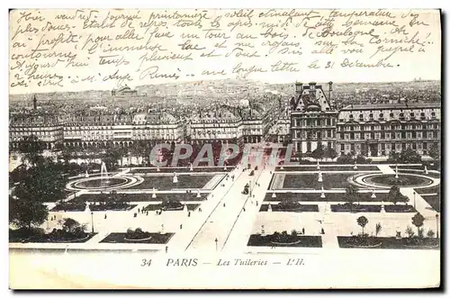 Cartes postales Paris Les Tuileries