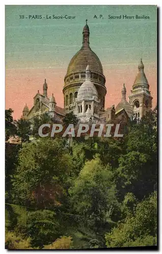 Cartes postales Paris Le Sacre Coeur Montmartre