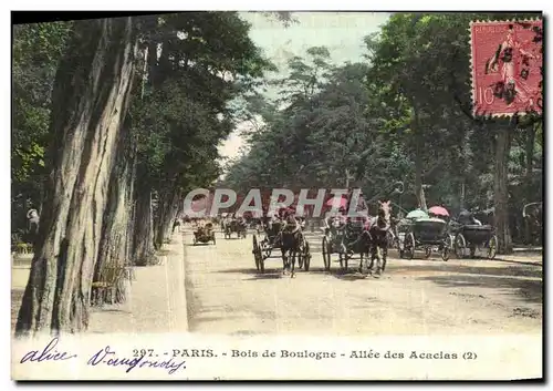 Ansichtskarte AK Paris Bois de Boulogne Allee des Acaclas