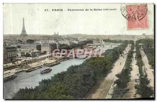 Cartes postales Paris Panorama de La Seine