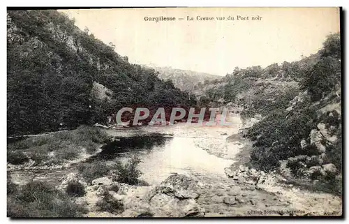 Ansichtskarte AK Gargilesse La Creuse Vue du Pont Noir