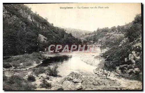 Cartes postales Gargilesse La Creuse Vue du Pont Noir