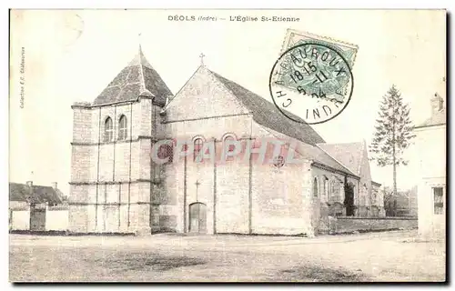Cartes postales Deols L Eglise St Etienne