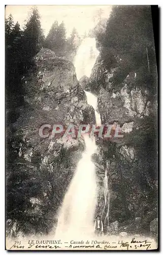 Cartes postales Le Dauphine Cascade de l Oursiere