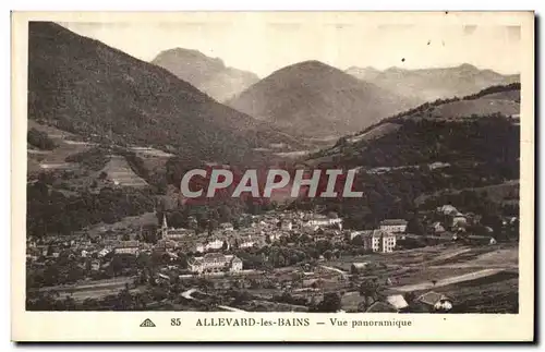 Cartes postales Allevard Les Bains Vue Panoramique