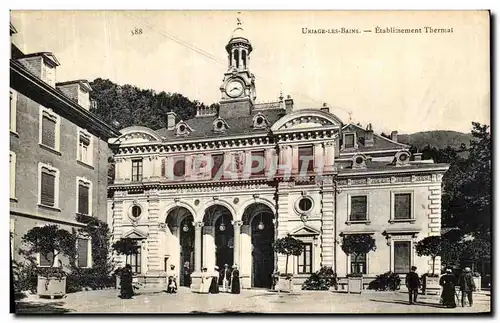 Cartes postales Uriage Les Bains Etablissement Thermal