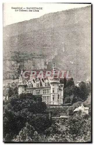 Cartes postales Dauphine Sassenage Le Chateau des Cotes