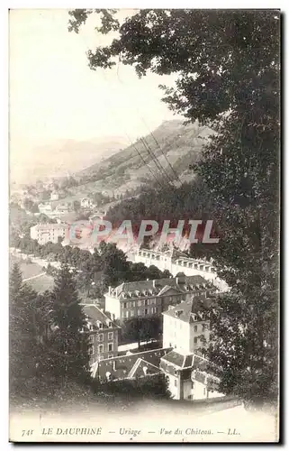 Ansichtskarte AK Dauphine Uriage Vue Du Chateau