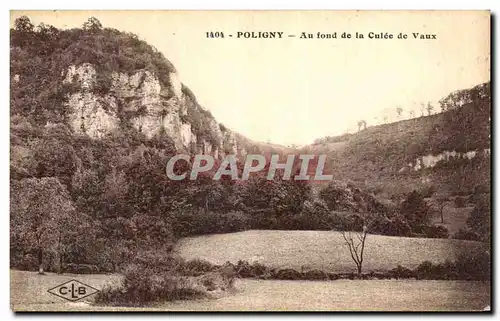 Cartes postales Poligny Au Fond de La Culee de Vaux