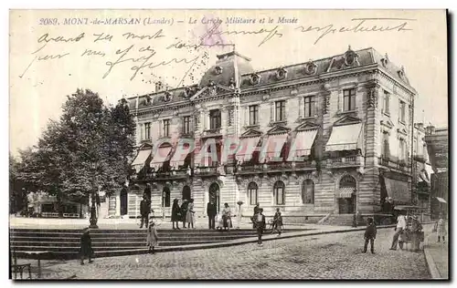 Cartes postales Mont de Marsan Le Cercle Militaire Et Le Musee Militaria