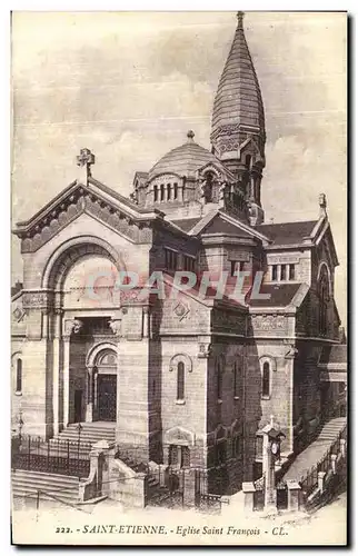 Ansichtskarte AK Sainte Etienne Eglise Saint Francois