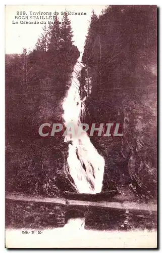 Ansichtskarte AK Environs de Sainte Etienne Rochetaillee La Cascade du Barrage