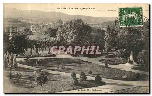 Cartes postales Saint Chamond Jardin Public