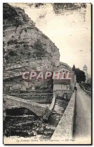 Ansichtskarte AK Le Lot Illustre Cahors La Fontaine Divona Dite Des Chartreux