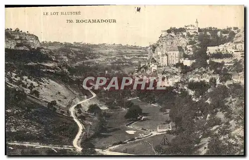 Ansichtskarte AK Le Lot Illustre Rocamadour