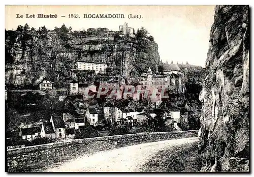 Ansichtskarte AK Le Lot Illustre Rocamadour